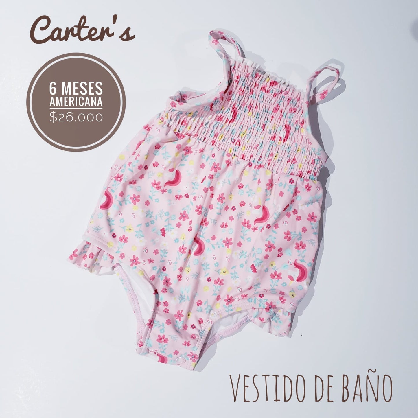 6 m Vestido de Baño Carter´s