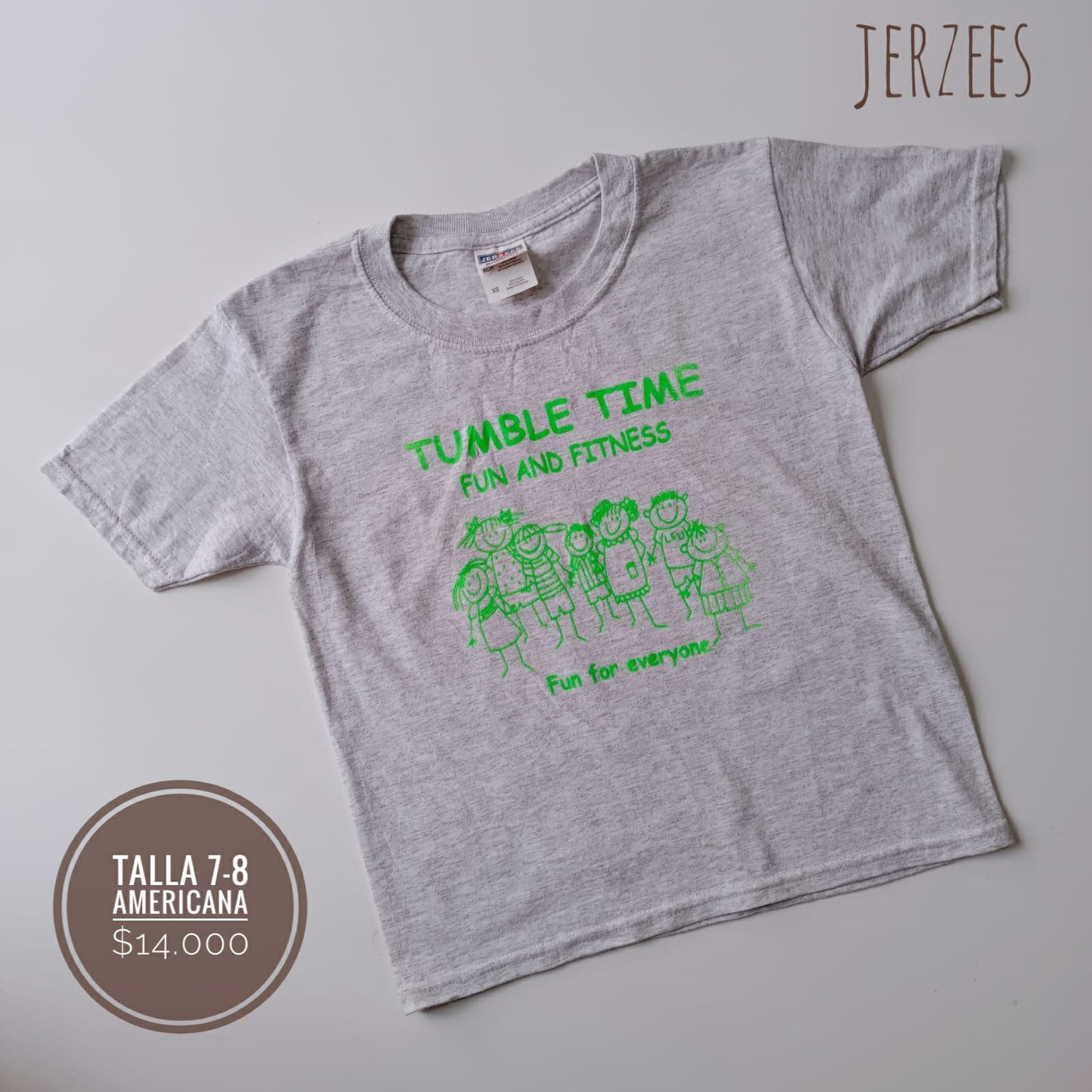 7-8T Camiseta Jerzees