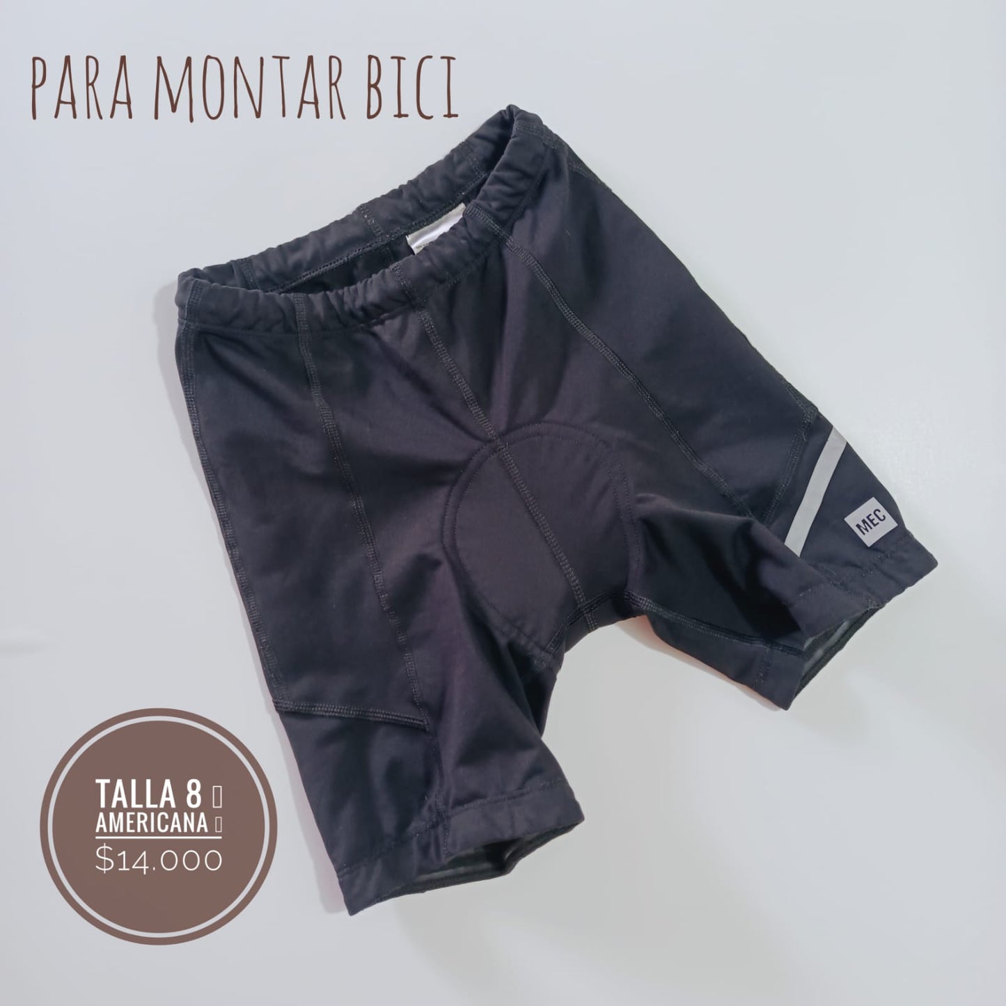 8T Pantaloneta Licra Ciclismo