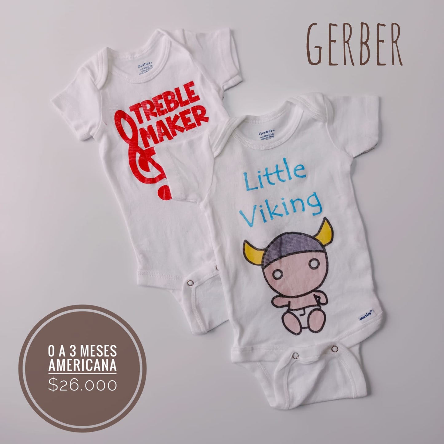 0 - 3 m Set x 2 Body Gerber