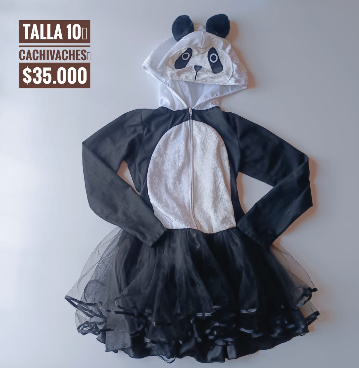10T Disfraz Panda