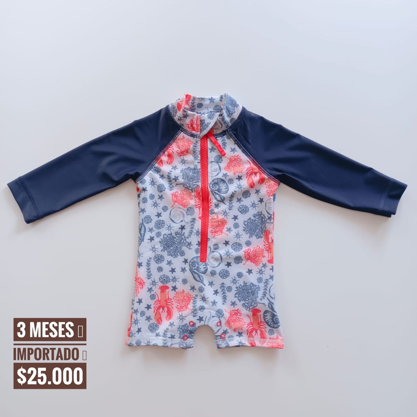 3 m Vestido de Baño Importado