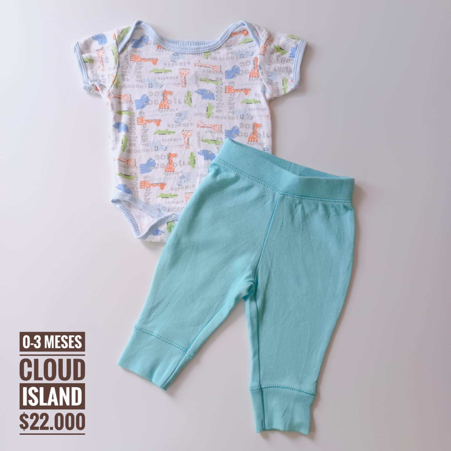 0 - 3 m Conjunto Cloud Island