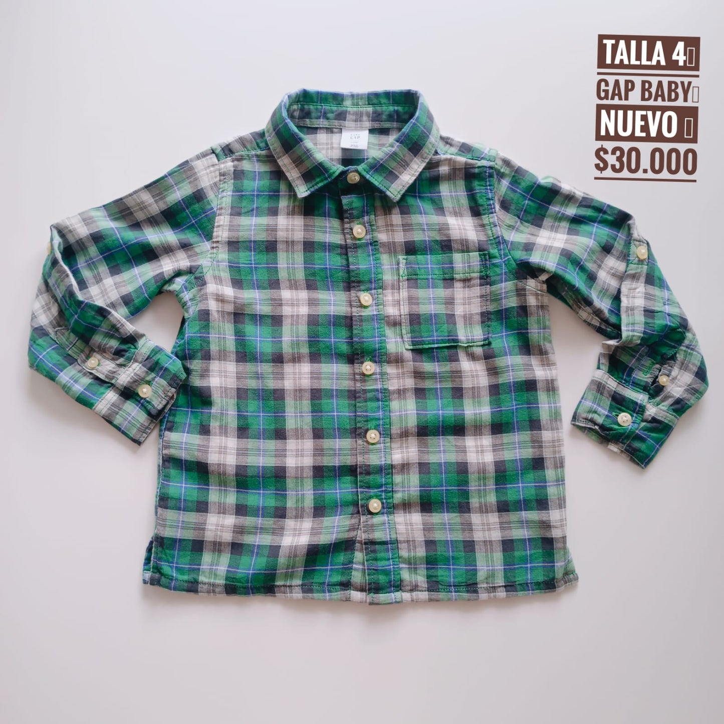 4T Camisa Gap Nuevo