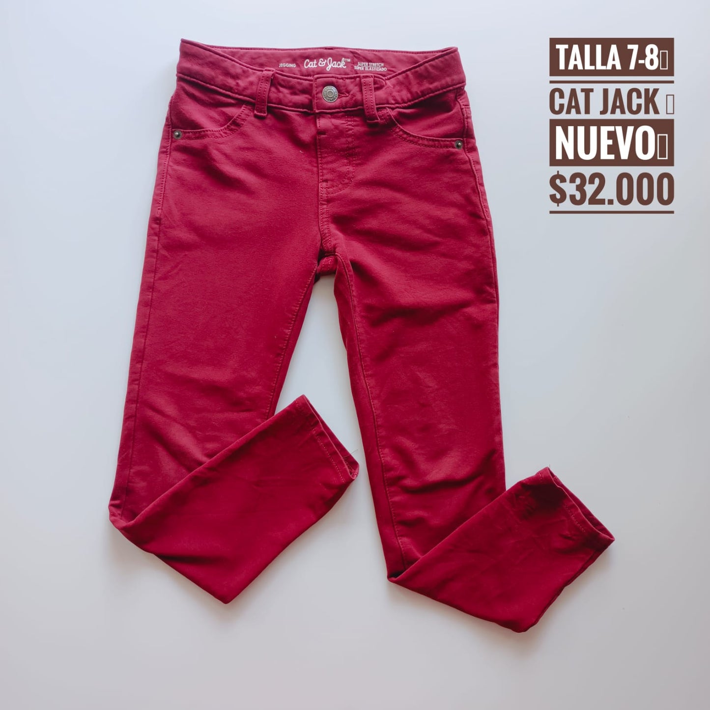 7-8T Jean Cat & Jack Nuevo