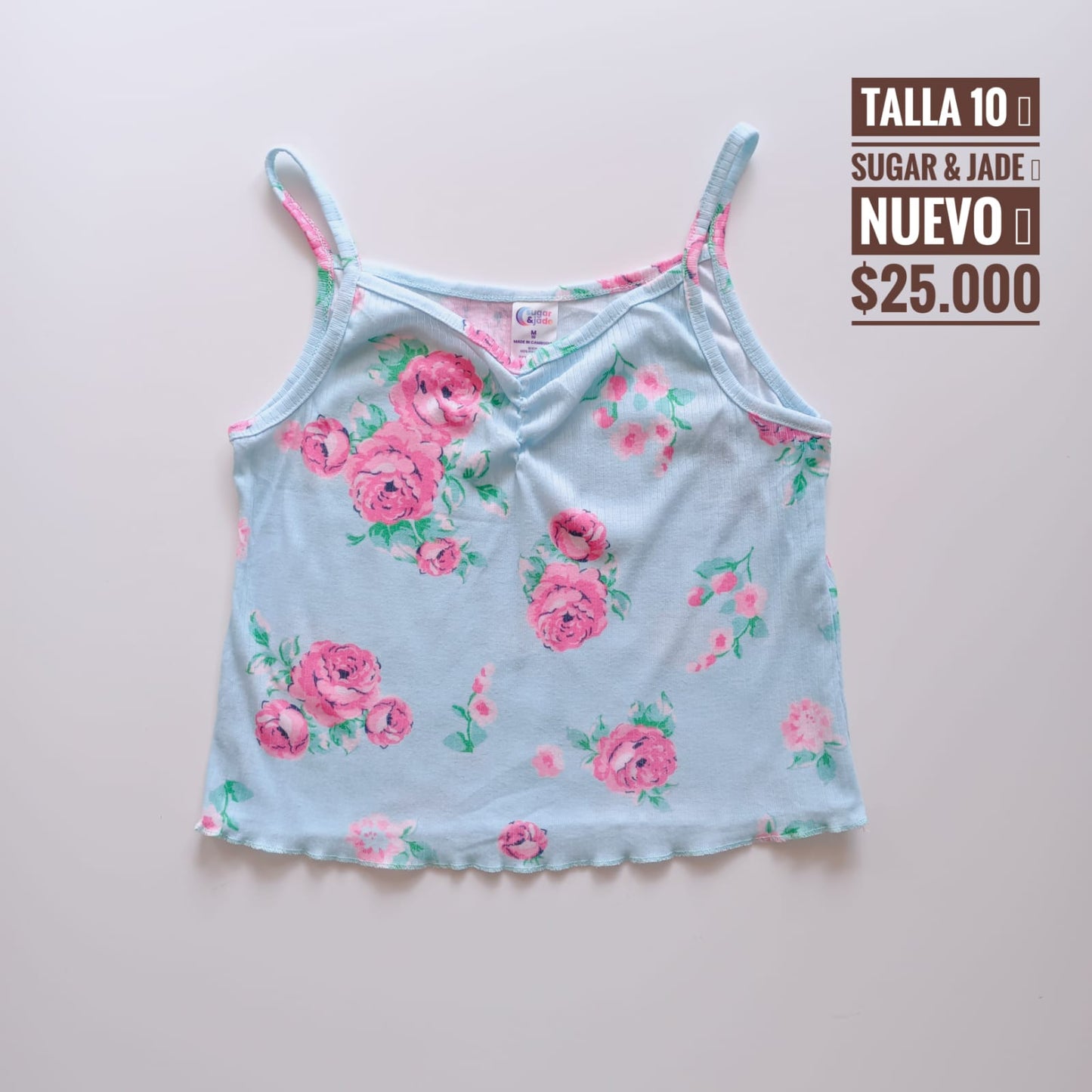 10T Blusa Sugar & Jade Nuevo