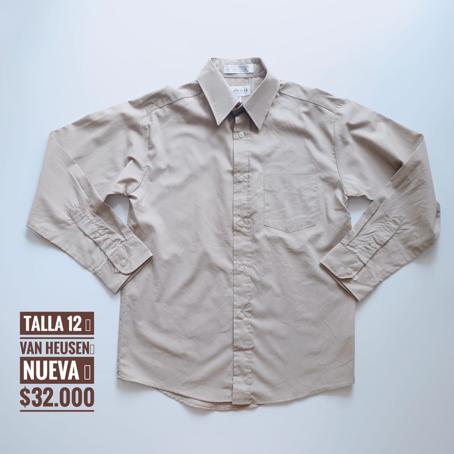 12T Camisa Van Heusen Nuevo