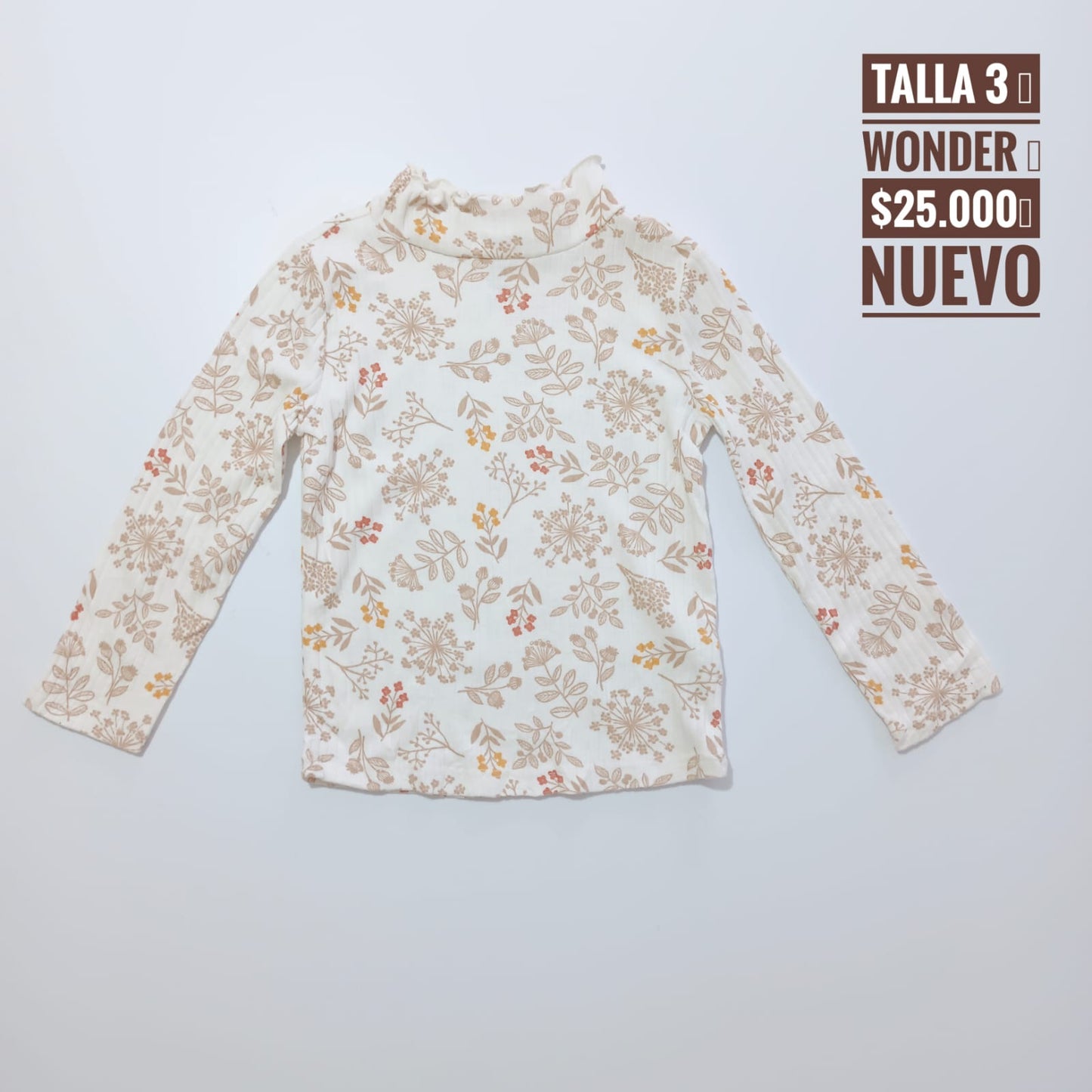 3T Blusa Wonder Nation Nuevo