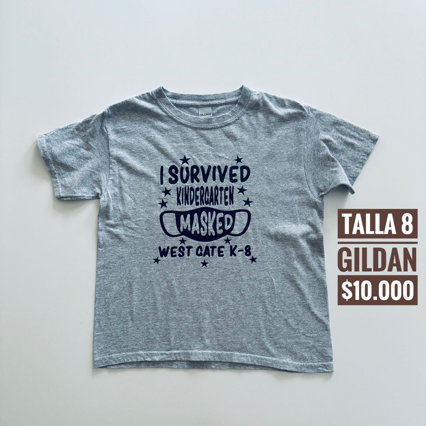 8T Camiseta Gildan