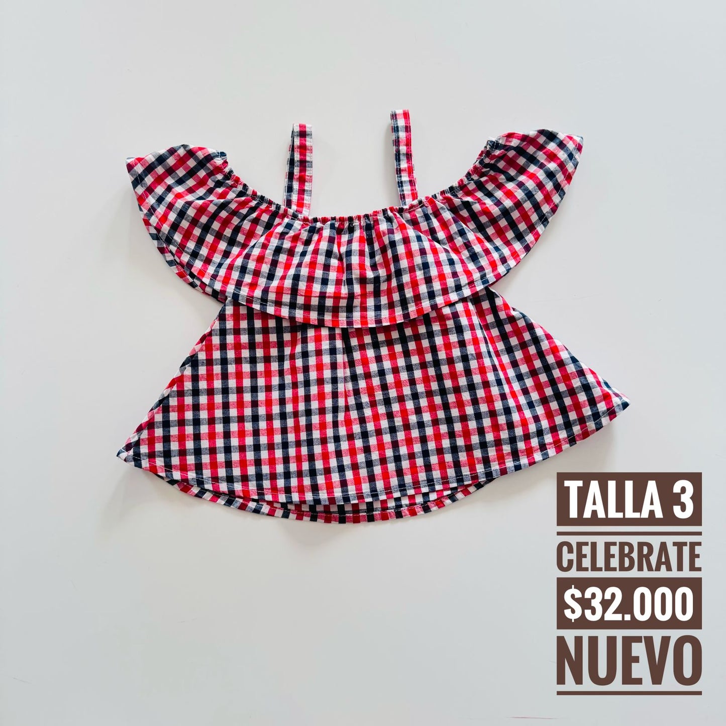3T Blusa Celebrate Nuevo
