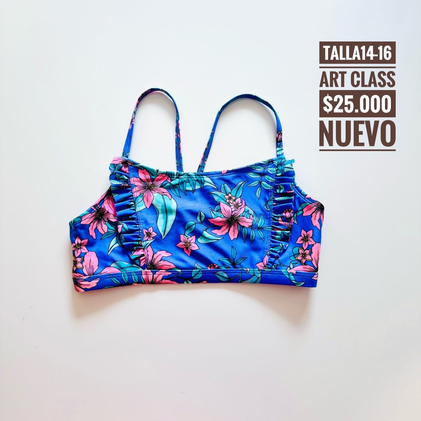 16T Vestido de Baño Art Class Nuevo