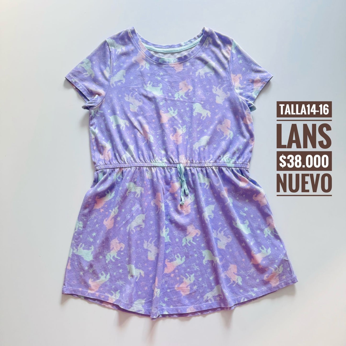 16T Vestido Land´s End Nuevo