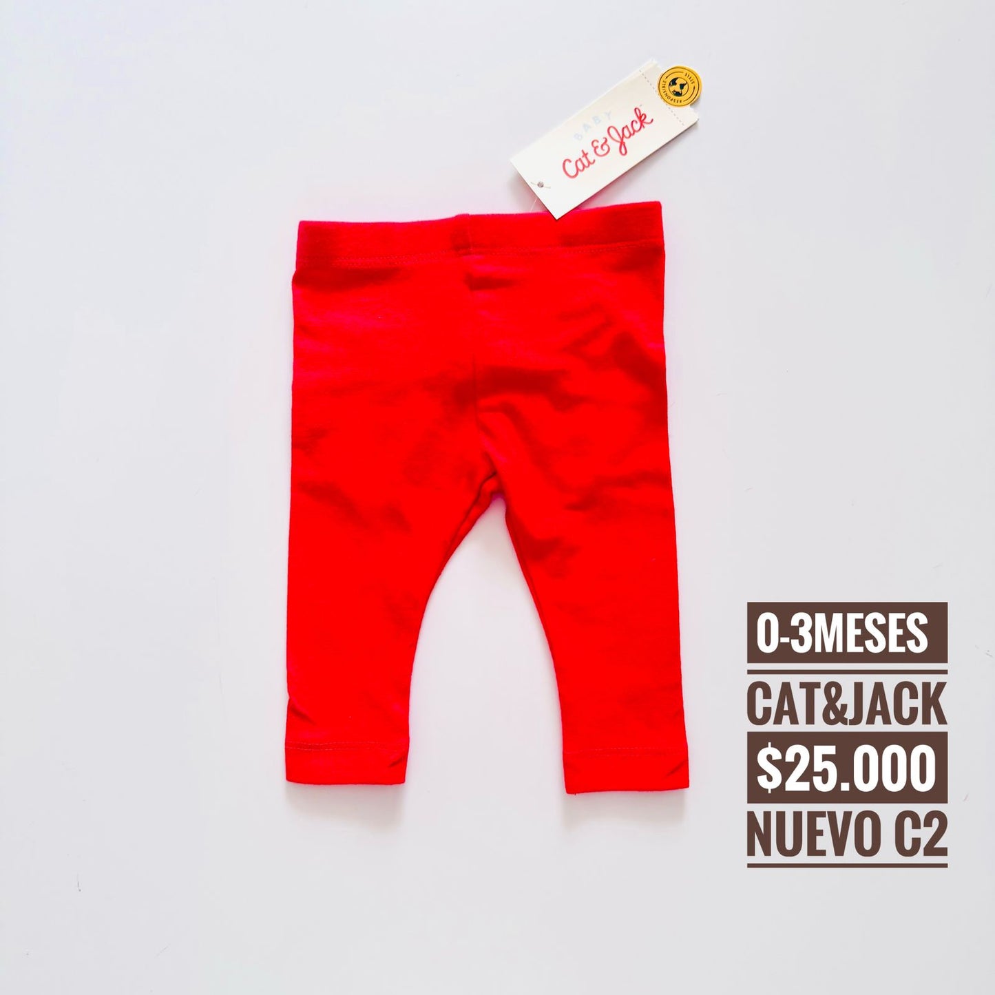 0 - 3 m Leggins Cat & Jack Nuevo