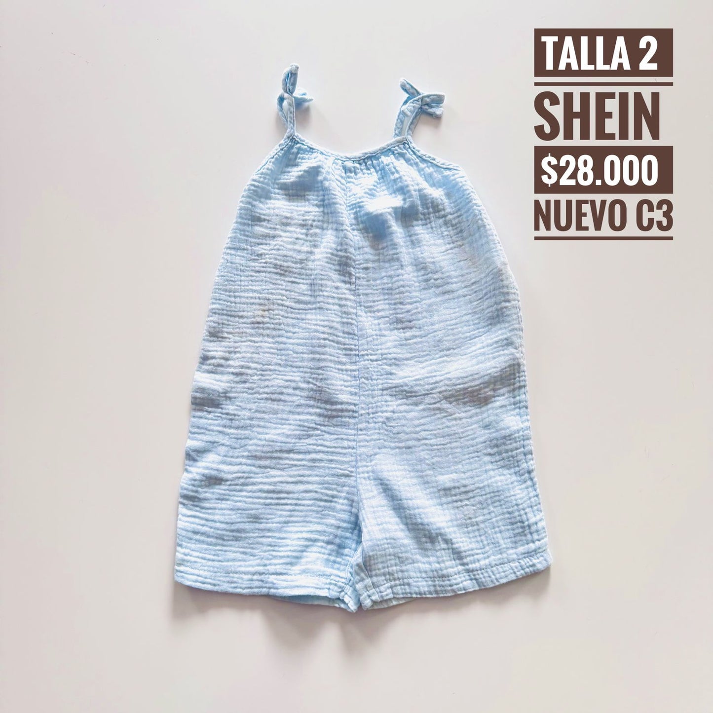 2T Romper Shein Nuevo