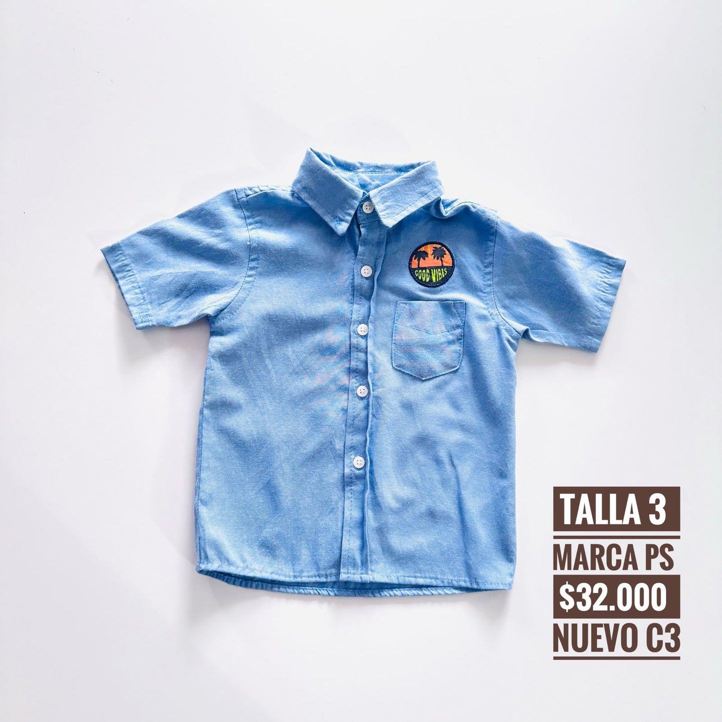3T Camisa Importado Nuevo