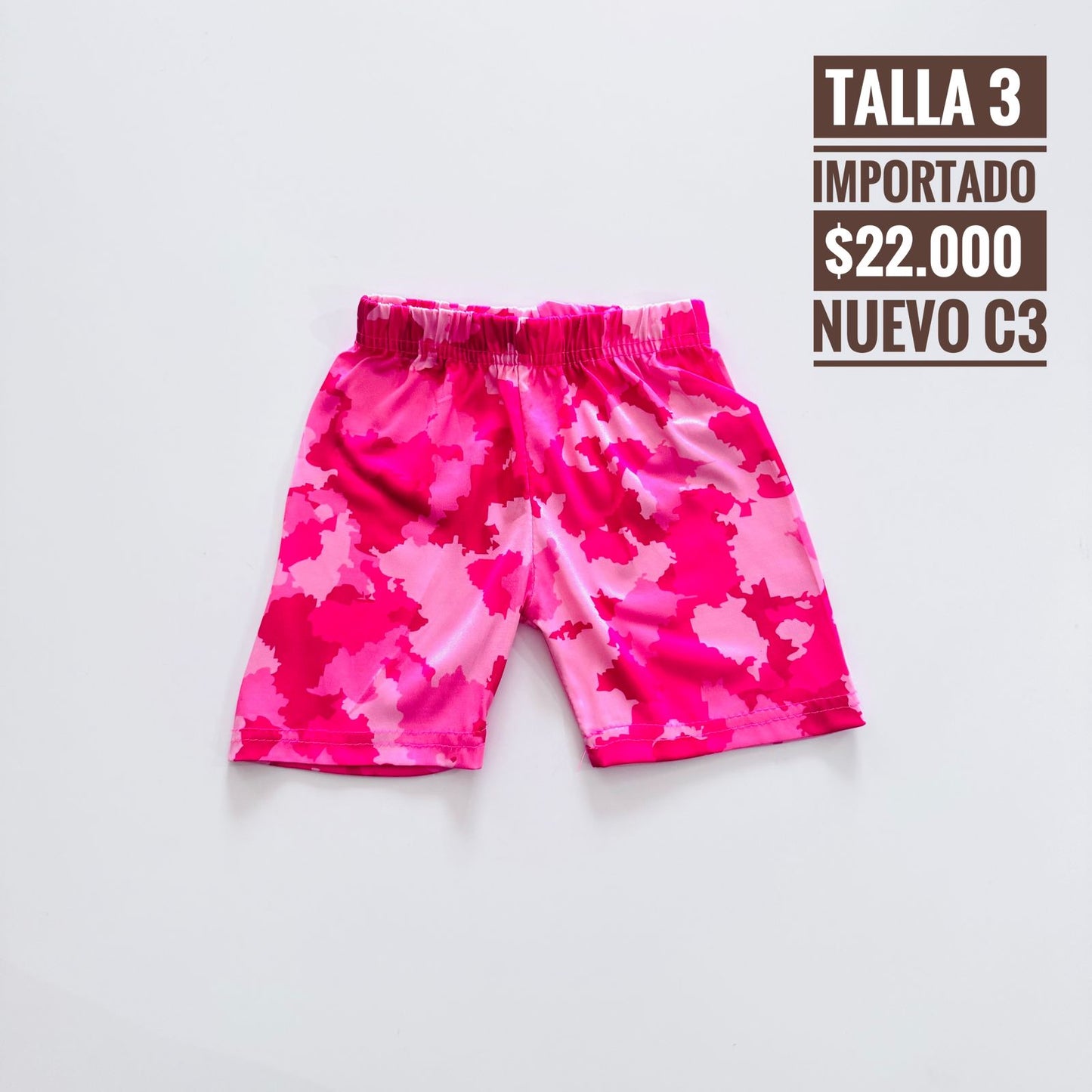 3T Short Importado Nuevo