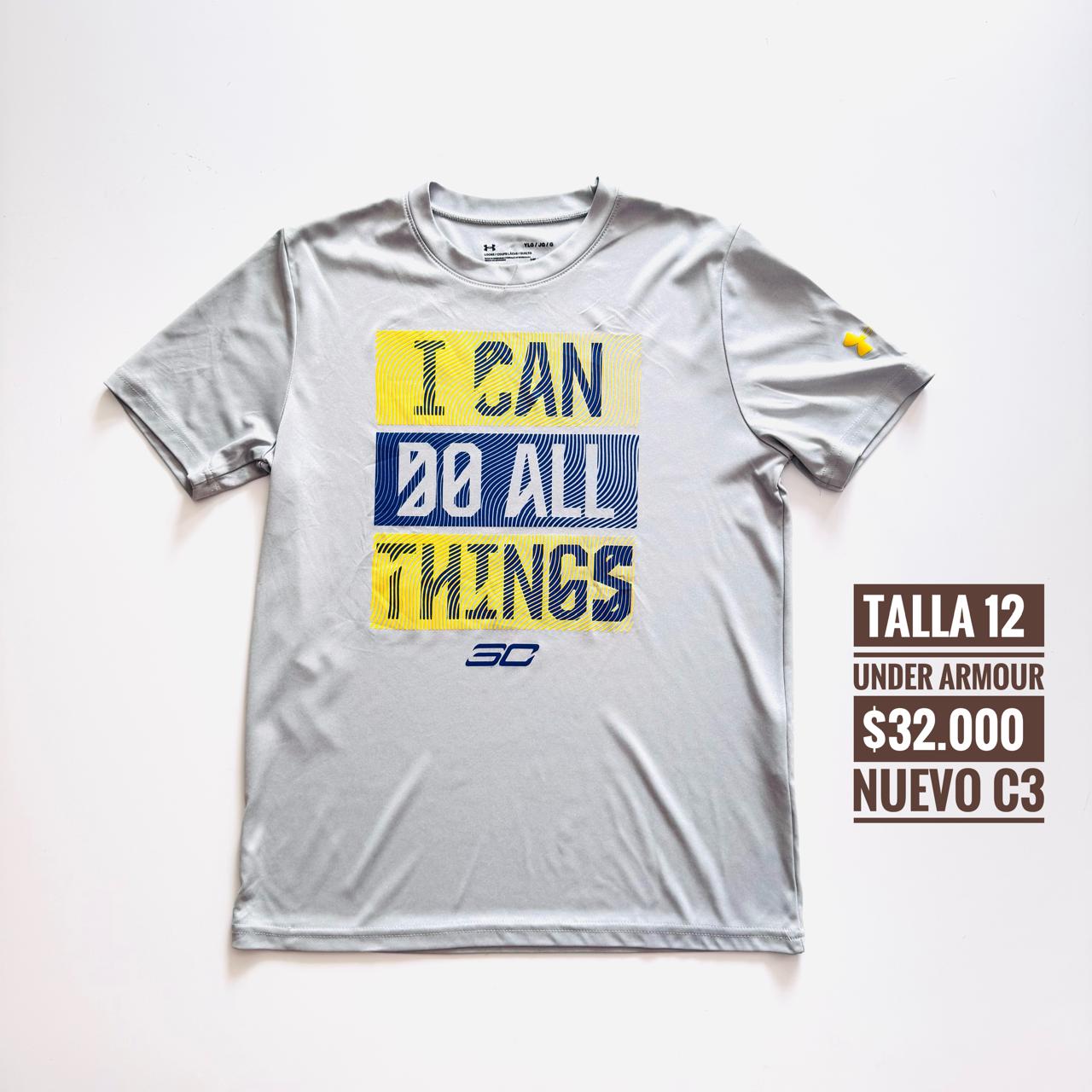 12T Camiseta Under armour Nuevo