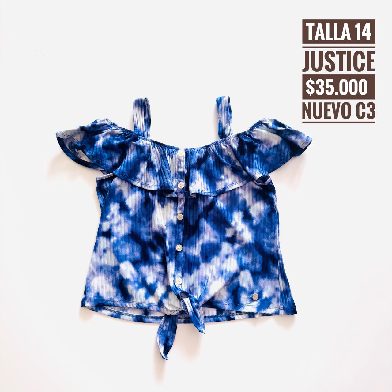 14T Blusa Justice Nuevo