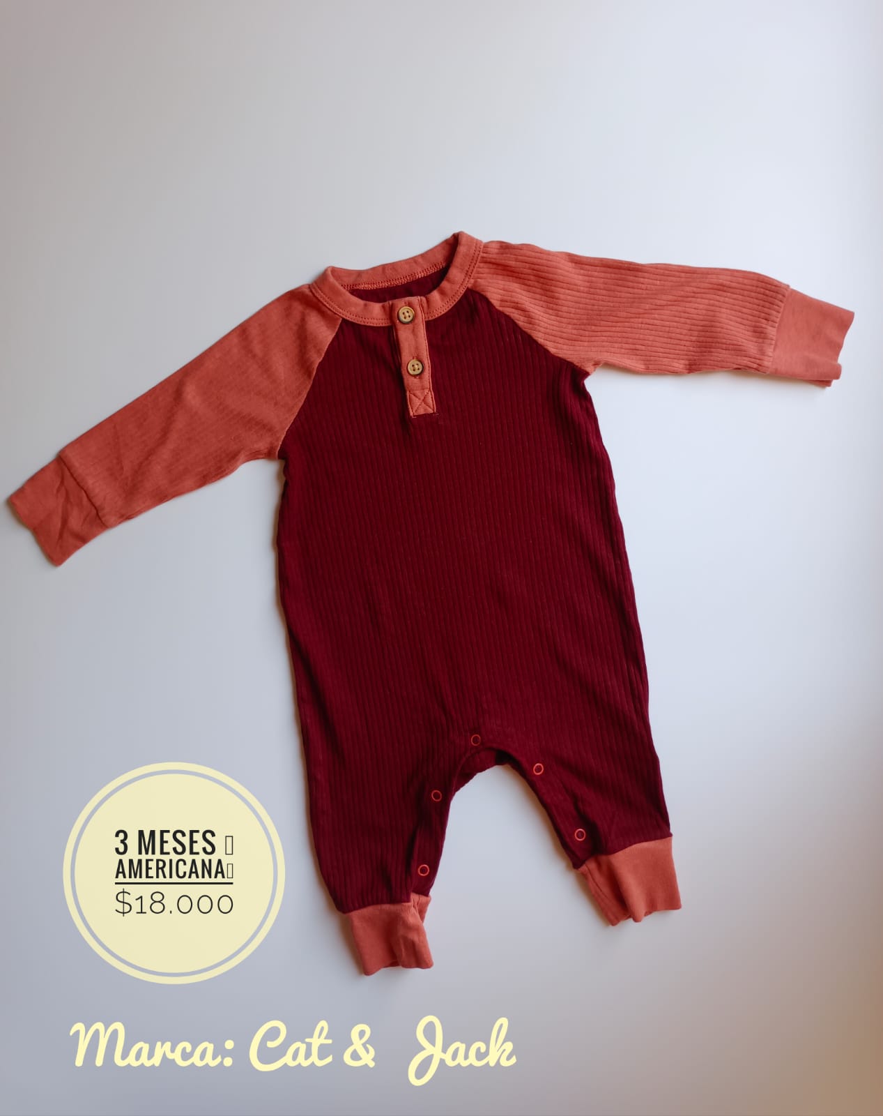 3 m Mameluco Cat & Jack