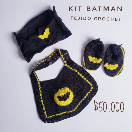 3 - 6 m Set x 3 Batman Tejido