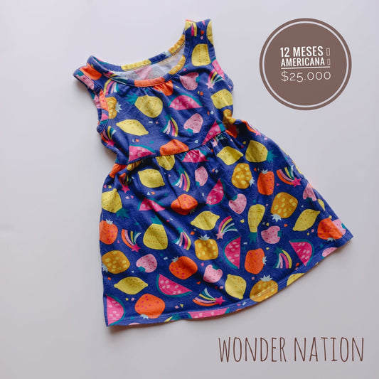 12 m Vestido Wonder Nation