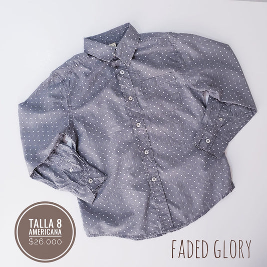 8T Camisa Faded Glory