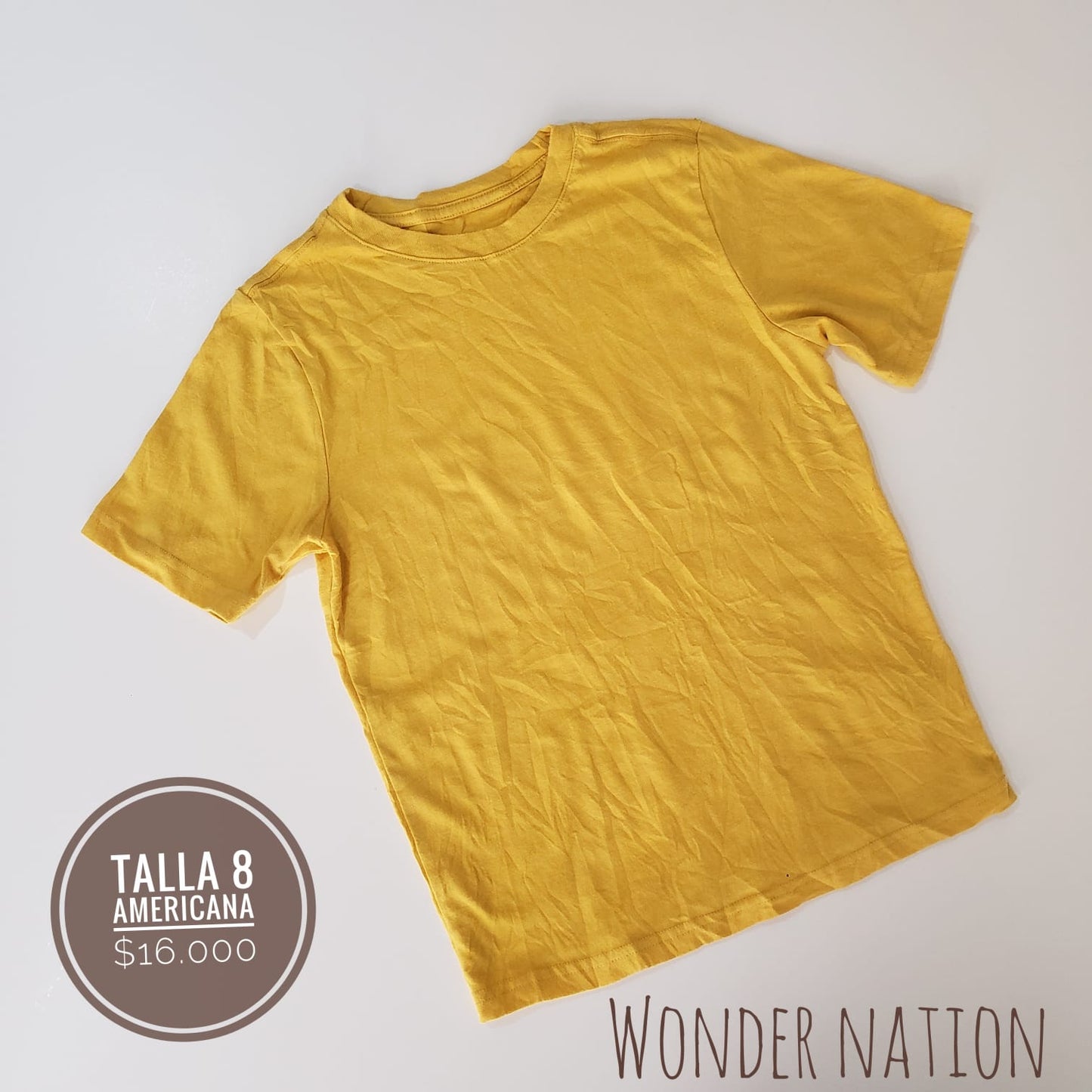 8T Camiseta Wonder Nation
