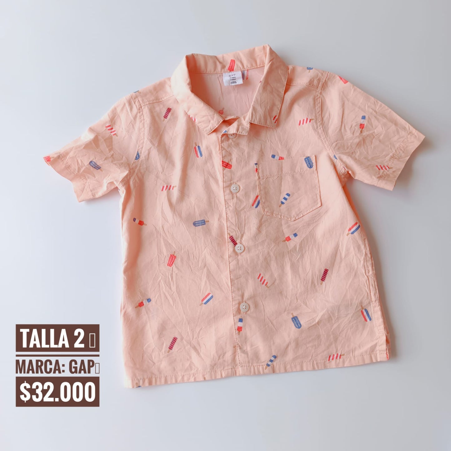 2T Camisa Gap Nuevo