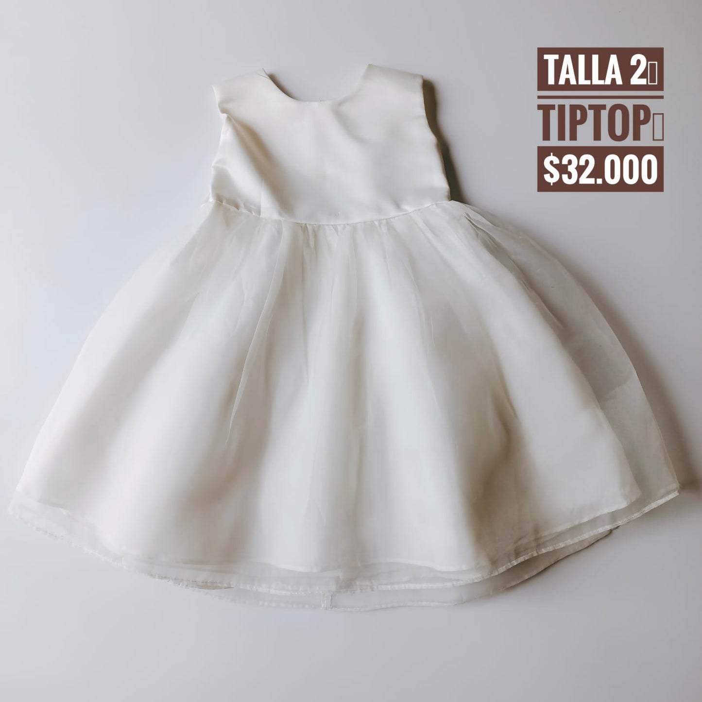 2T Vestido Tiptop