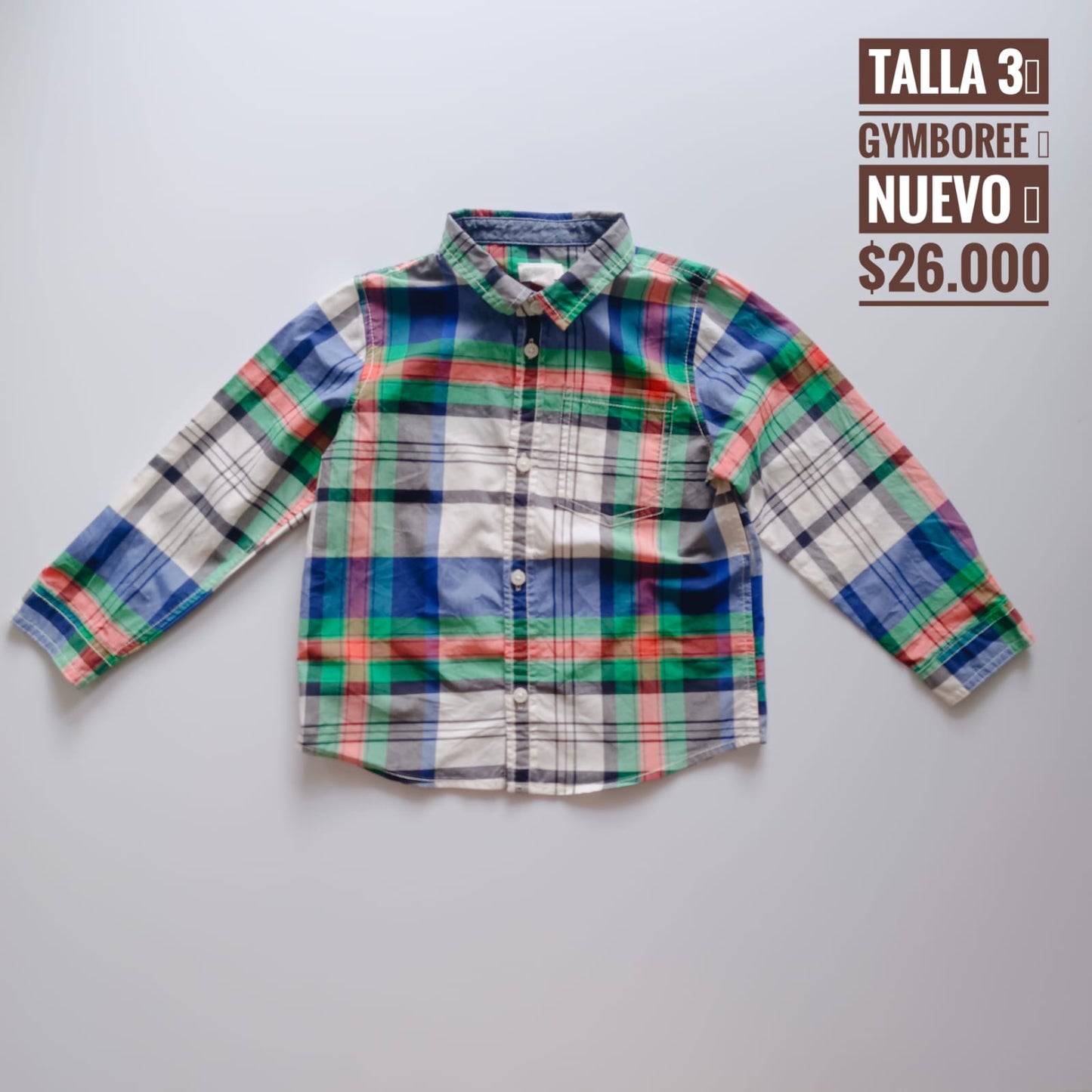 3T Camisa Gymboree Nuevo