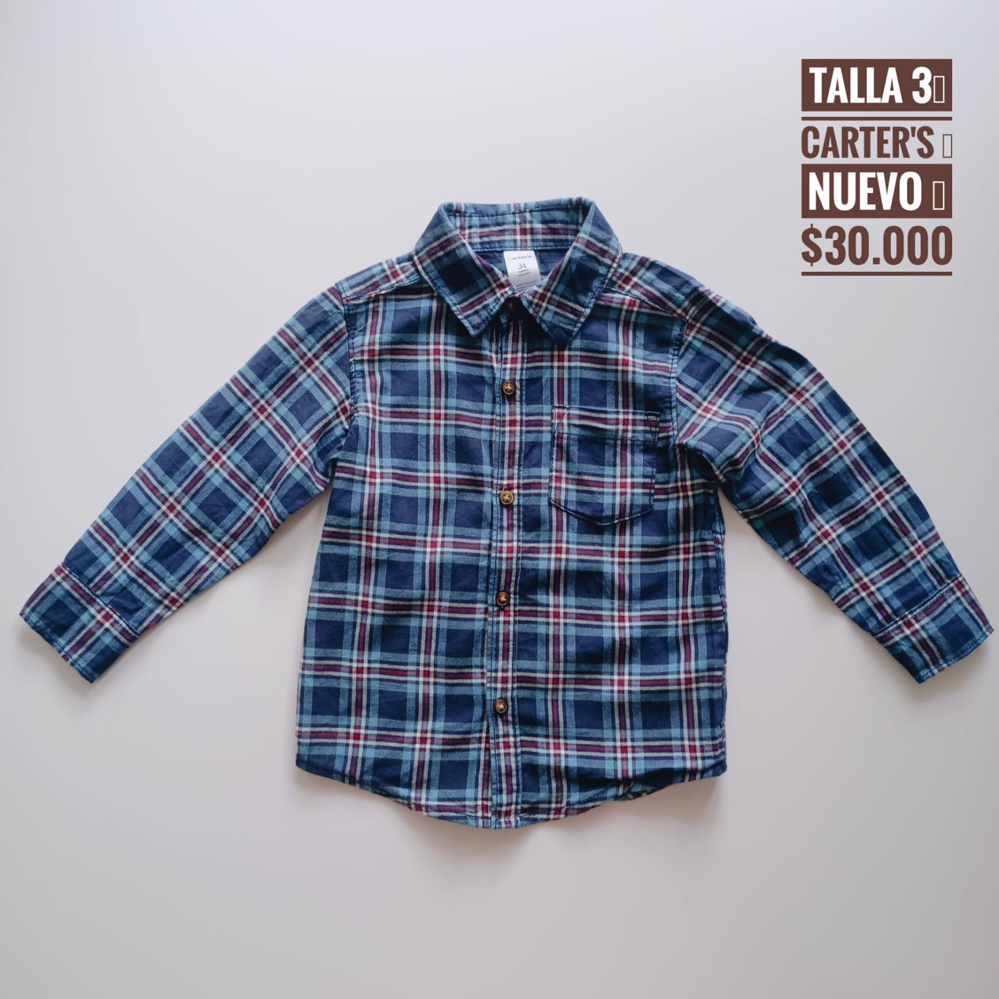 3T Camisa Carter´s Nuevo
