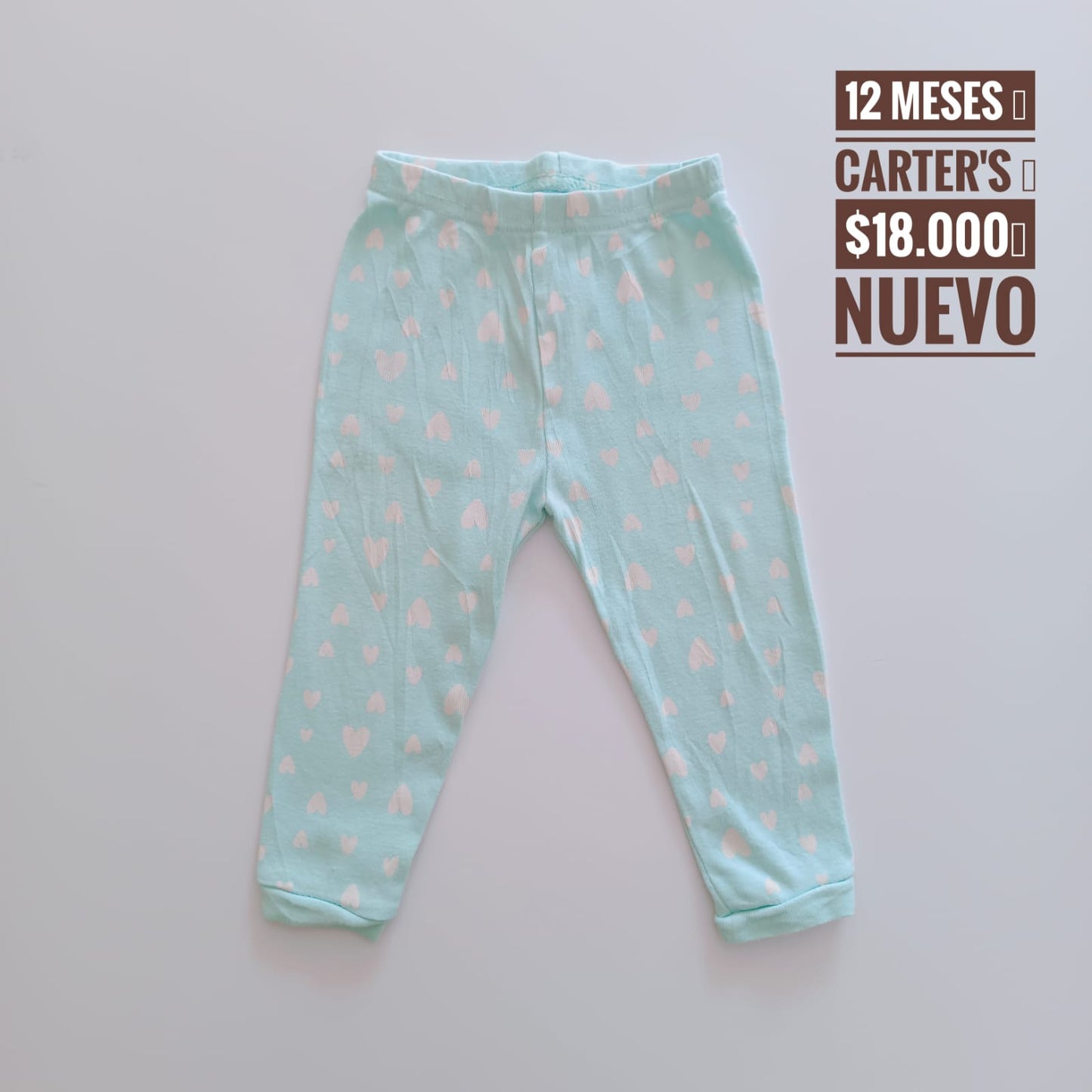 12 m Leggins Carter´s Nuevo