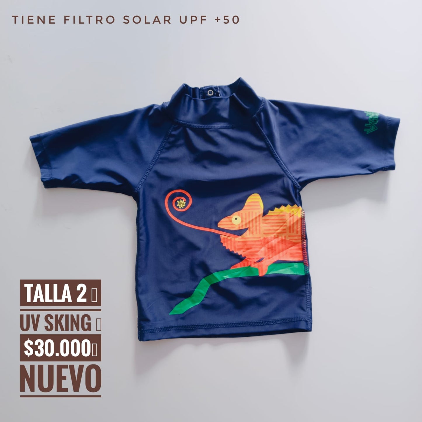 2T Vestido de Baño Uv Sking