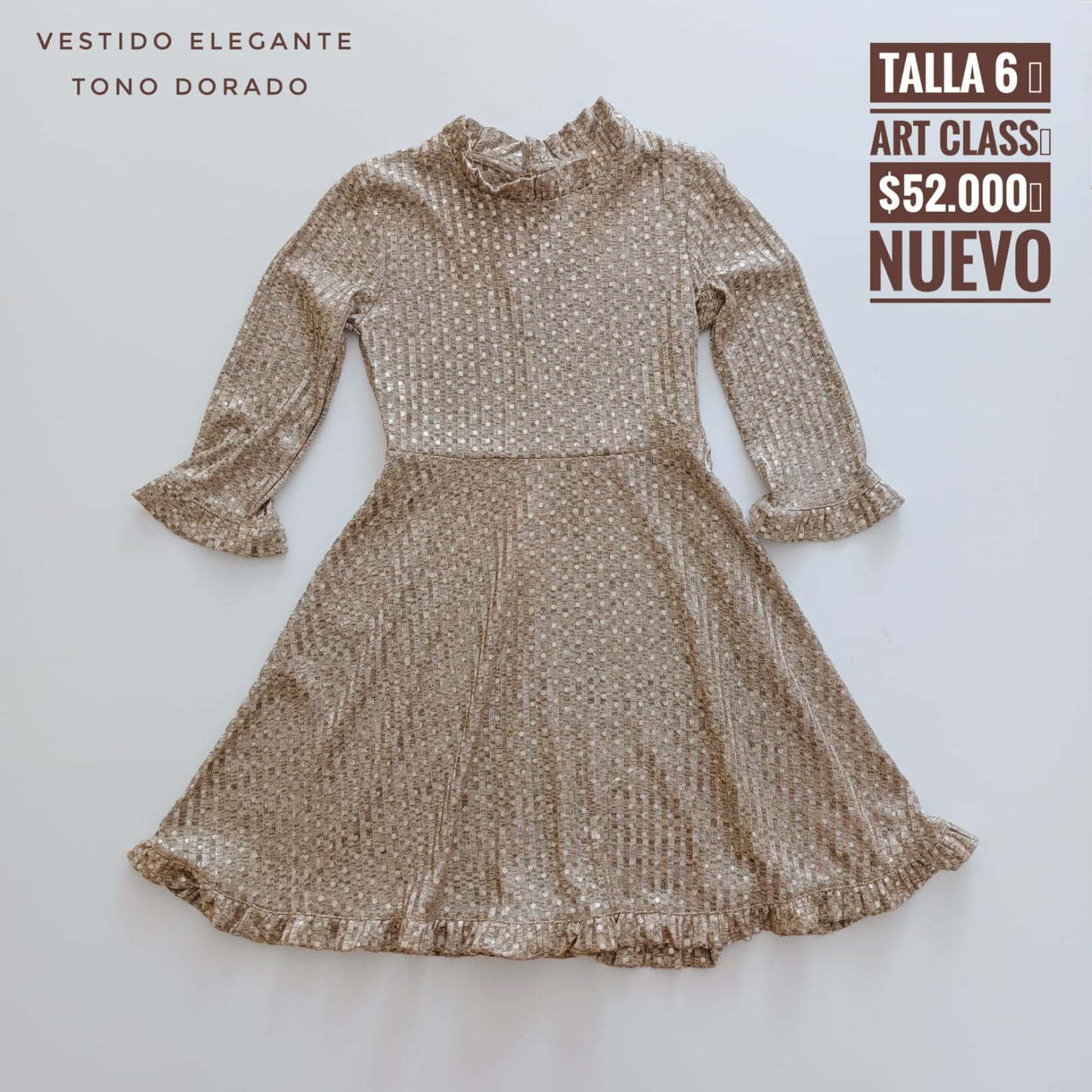 6T Vestido Art Class Nuevo