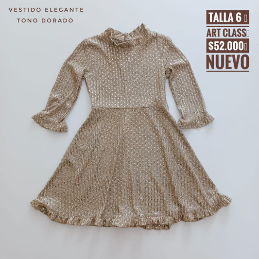 6T Vestido Art Class Nuevo