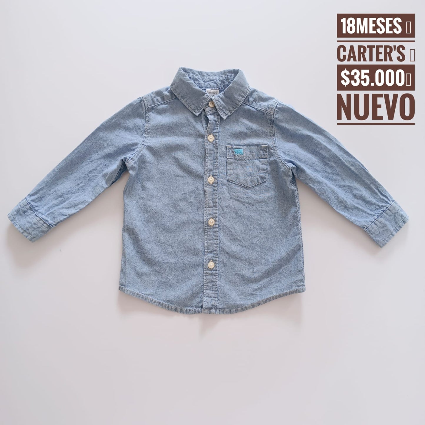 18 m Camisa Carter´s Nuevo
