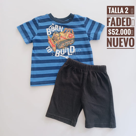2T Conjunto Faded Glory Nuevo
