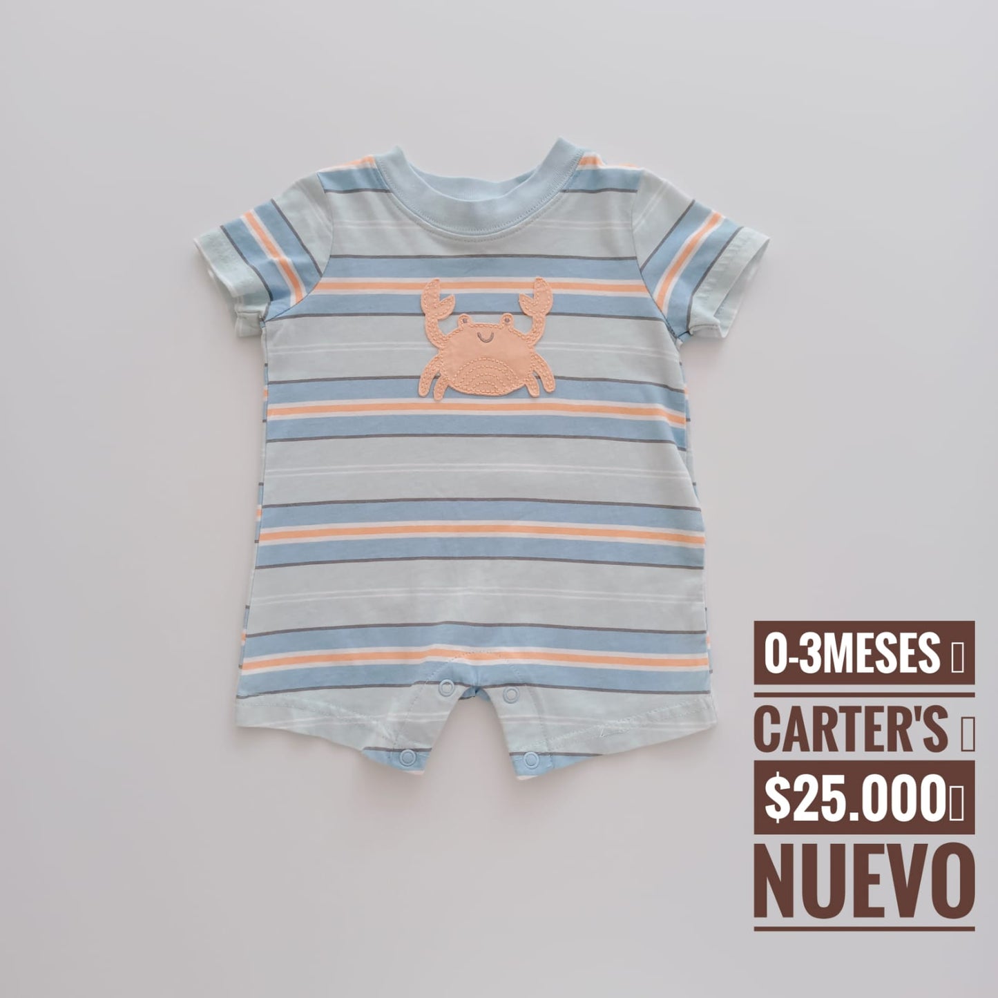 0 - 3 m Romper Carter´s Nuevo