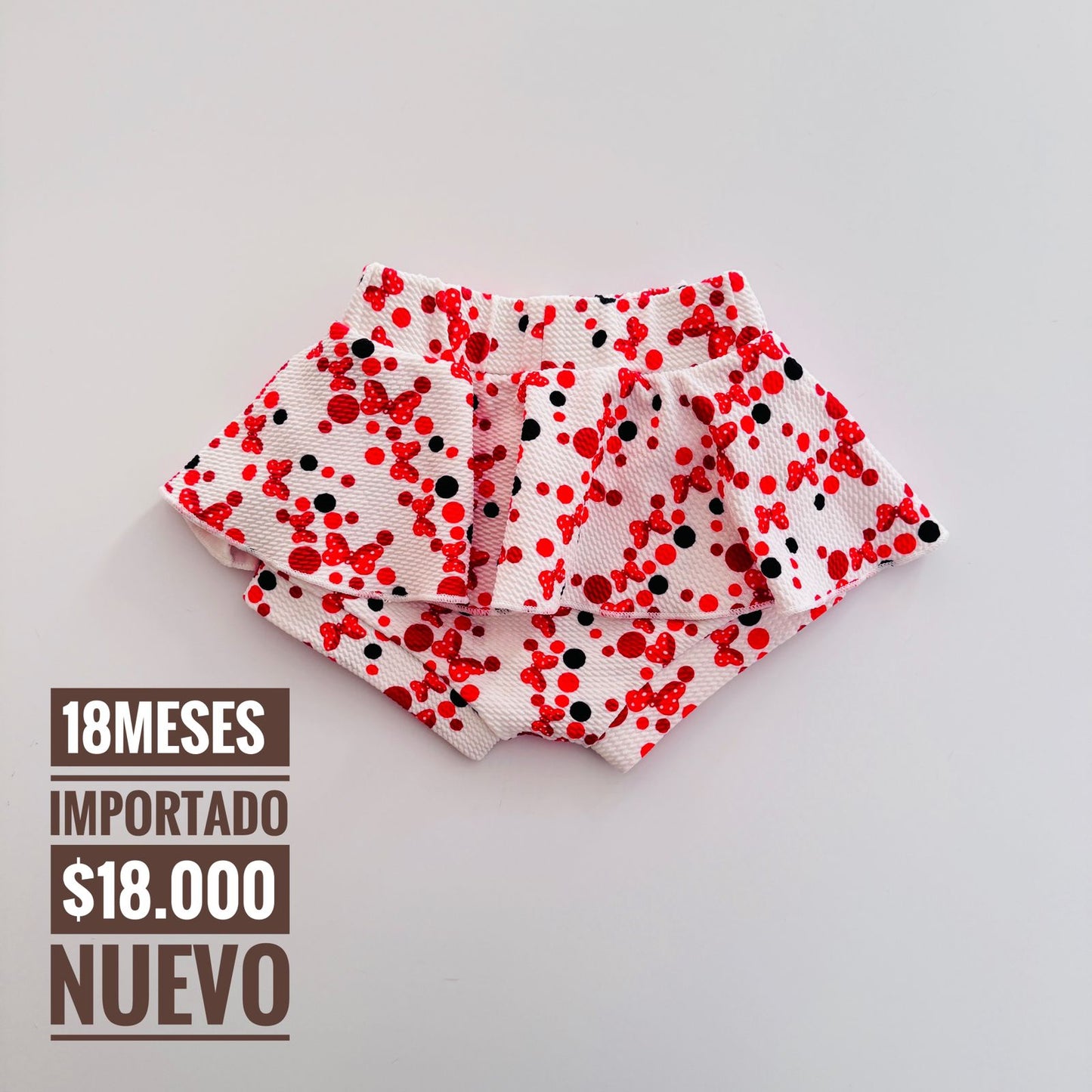18 m Short Importado Nuevo
