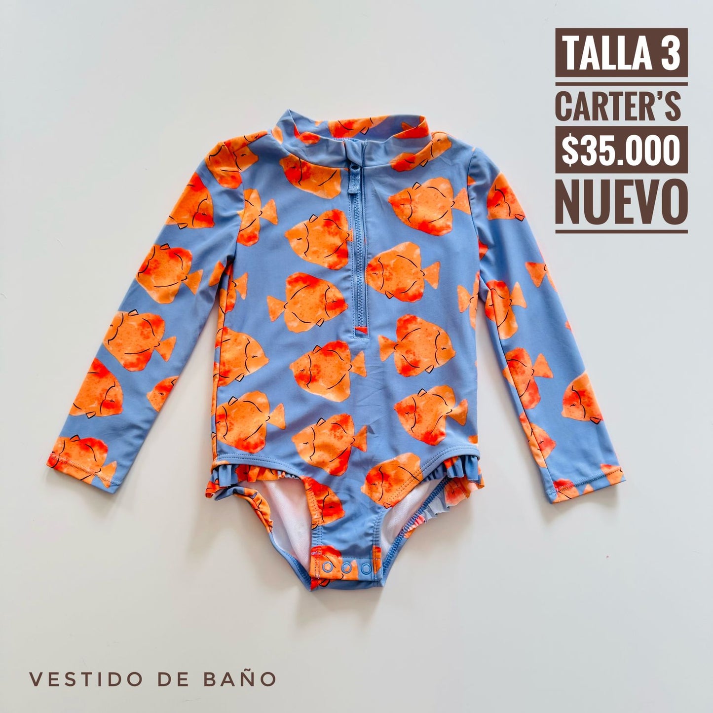 3T Vestido de baño Carter´s Nuevo