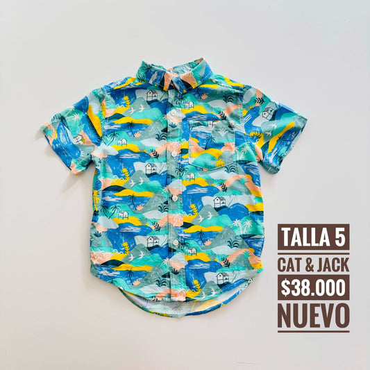 5T Camisa Cat & Jack Nuevo