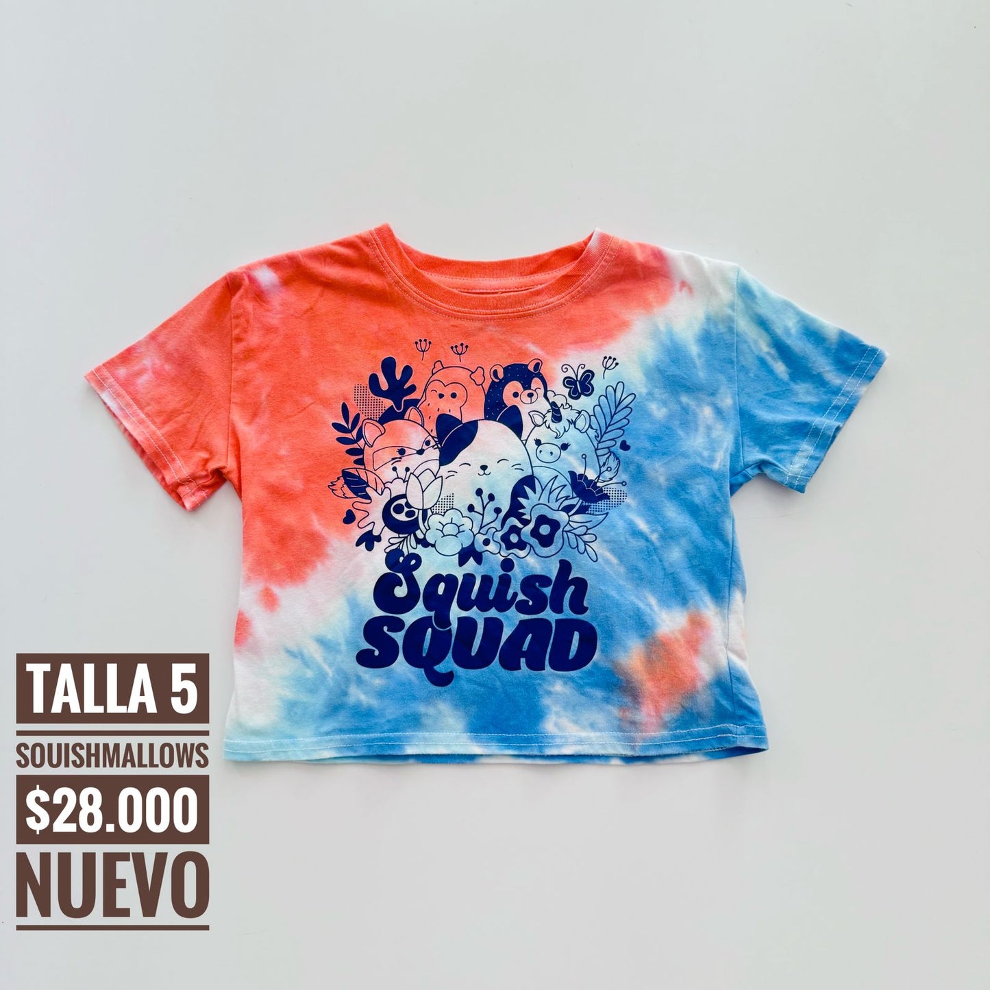 5T Blusa Squishmallows Nuevo