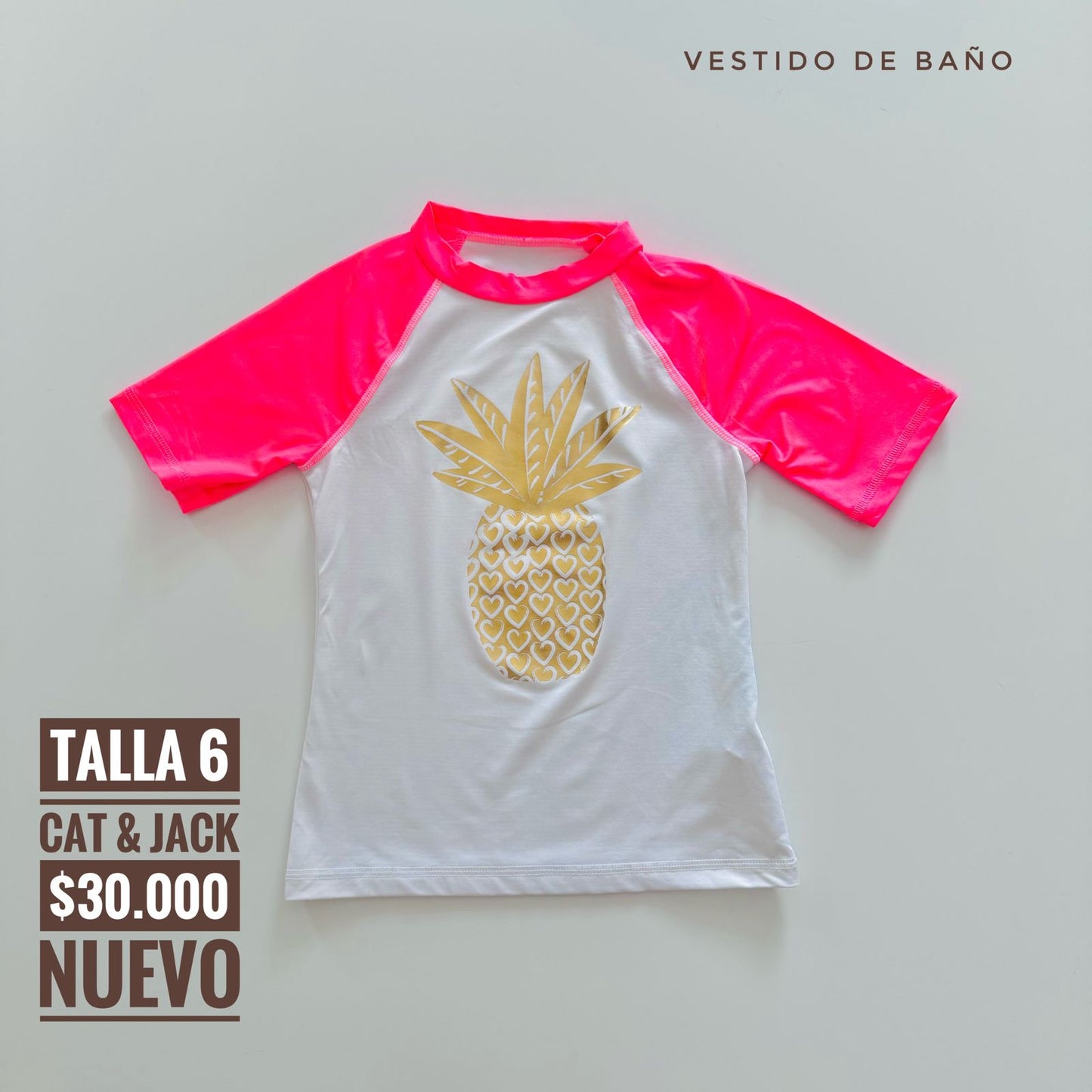 6T Vestido de Baño Cat & Jack Nuevo
