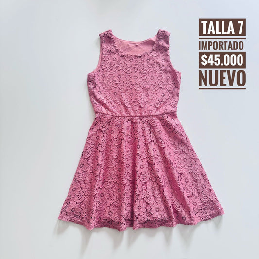 7T Vestido Importado Nuevo