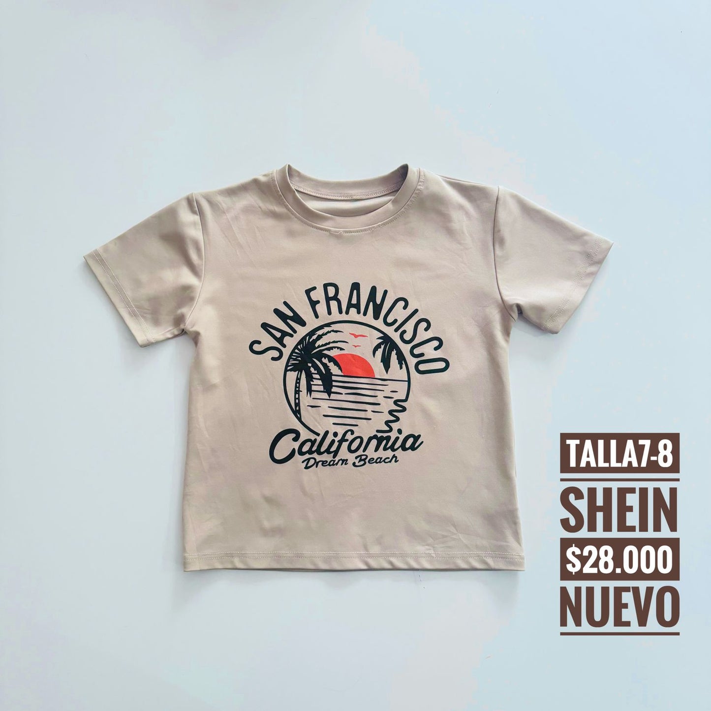 7-8T Blusa Shein Nuevo