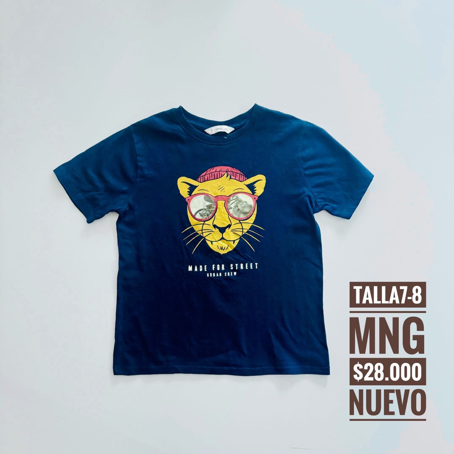 7-8T Camiseta Importado Nuevo