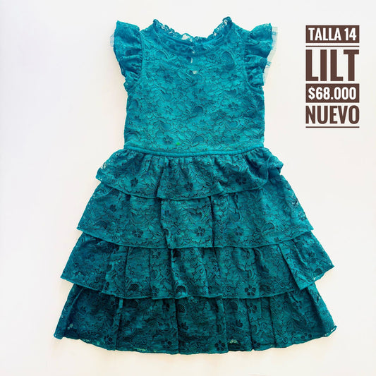 14T Vestido Lit Little Nuevo