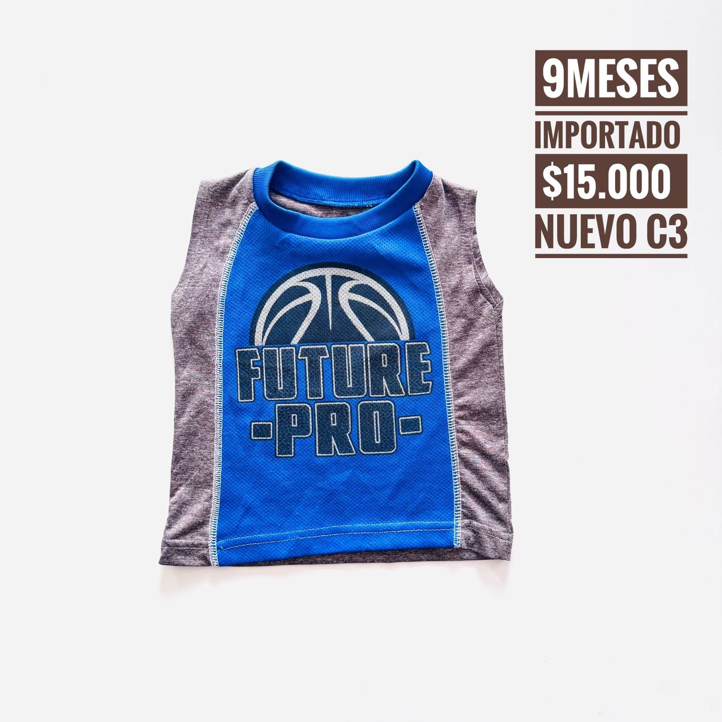 9 m Camiseta Importado Nuevo