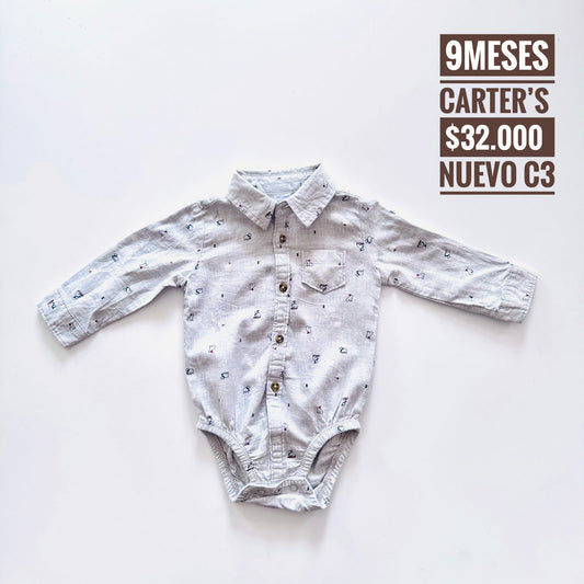 9 m Body Camisa Carter´s Nuevo