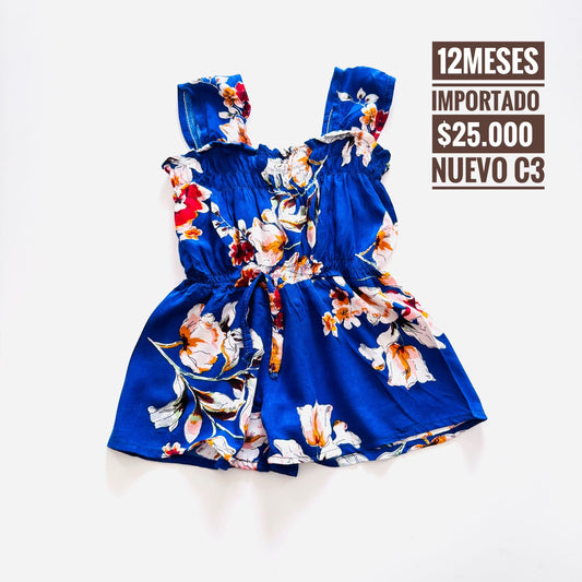 12 m Vestido Importado Nuevo